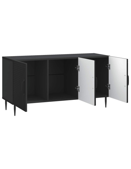Mobile TV Nero 99 x 34,5 x 50 cm Legno ingegnerizzato