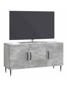 Mobile TV Grigio Cemento 99 x 34,5 x 50 cm Legno ingegnerizzato 2