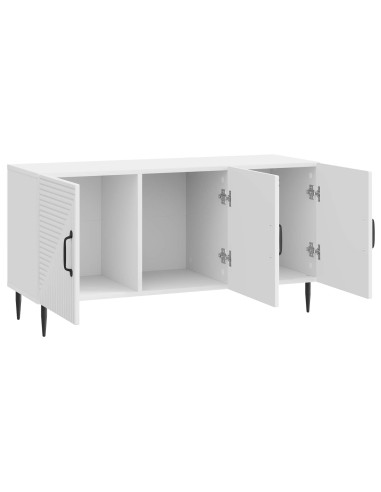 Mobile TV Bianco Lucido 99 x 34,5 x 50 cm Legno ingegnerizzato