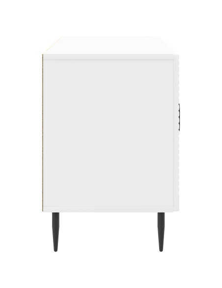 Mobile TV Bianco Lucido 99 x 34,5 x 50 cm Legno ingegnerizzato