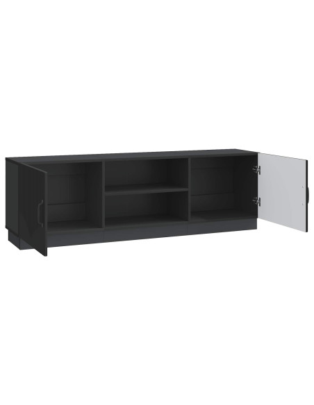 Mobile TV Nero 150 x 31 x 47 cm Legno ingegnerizzato