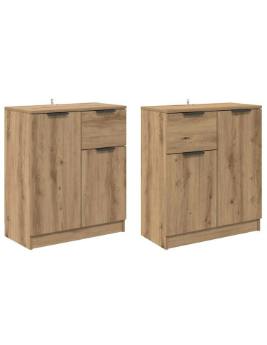 Sideboards 2 pcs Rovere artigianale 60 x 30 x 70 cm