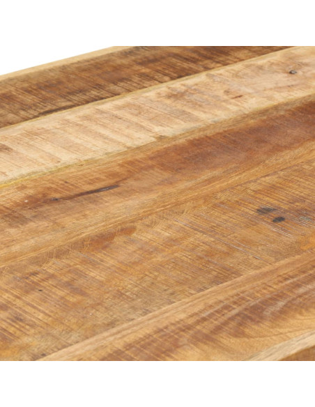 Tavolo da Pranzo 120x60x75 cm in Legno Massello di Mango Grezzo