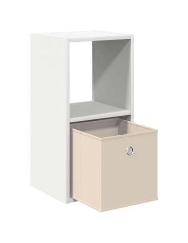 Comodino 2 pcs Bianco 30,5 x 27 x 59,5 cm Legno multistrato