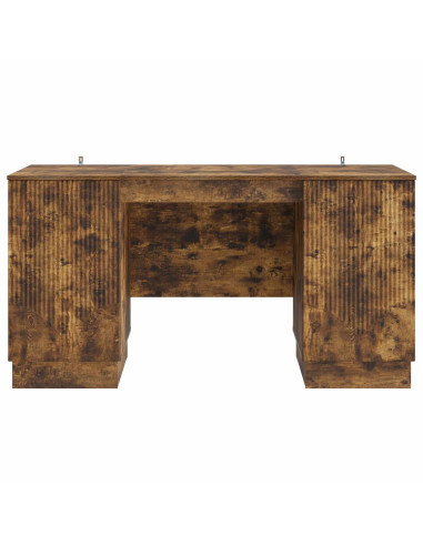 Scrivania Rovere Fumo 142,5 x 50 x 75 cm Legno ingegnerizzato