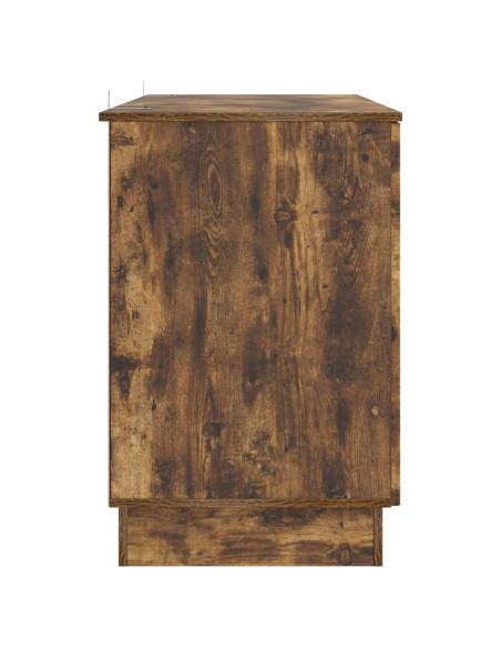 Scrivania Rovere Fumo 142,5 x 50 x 75 cm Legno ingegnerizzato