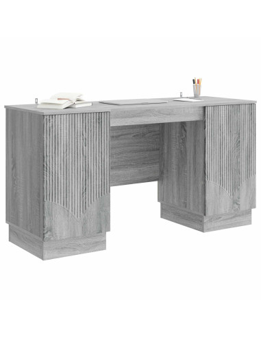 Scrivania Grigio Sonoma 142,5 x 50 x 75 cm Legno ingegnerizzato