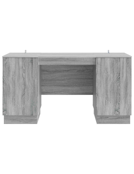 Scrivania Grigio Sonoma 142,5 x 50 x 75 cm Legno ingegnerizzato