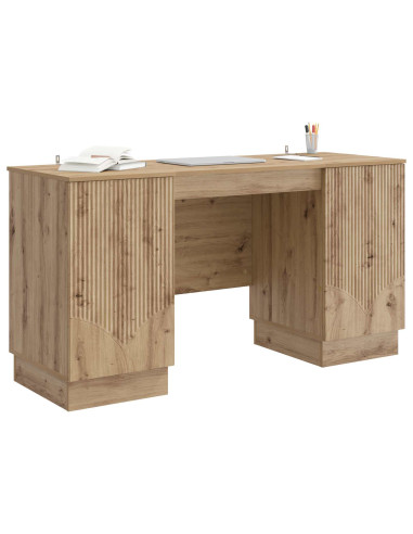 Scrivania con lo scaffale Rovere Artigianale 142,5 x 50 x 75 cm