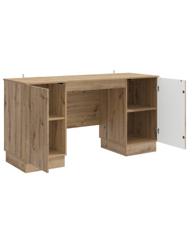 Scrivania con lo scaffale Rovere Artigianale 142,5 x 50 x 75 cm