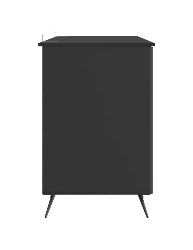 Scrivania Nero 142,5 x 50 x 75 cm Legno ingegnerizzato