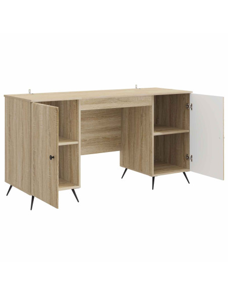 Scrivania Rovere Sonoma 142,5 x 50 x 75 cm Legno ingegnerizzato