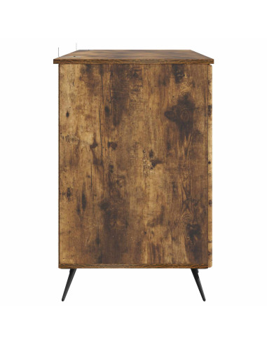Scrivania Rovere Fumo 142,5 x 50 x 75 cm Legno ingegnerizzato