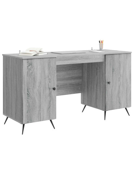 Scrivania Grigio Sonoma 142,5 x 50 x 75 cm Legno ingegnerizzato