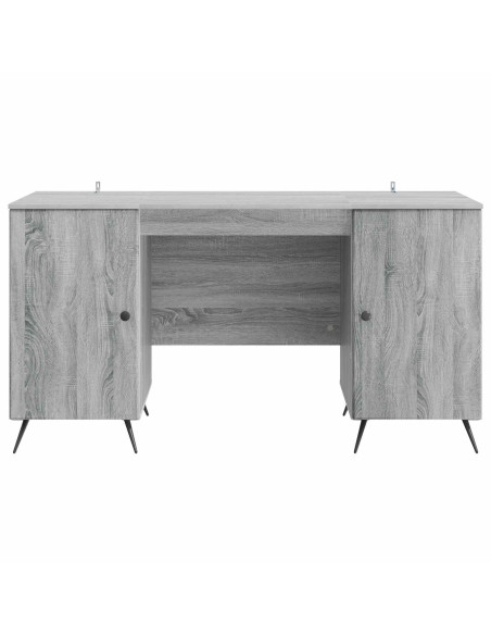 Scrivania Grigio Sonoma 142,5 x 50 x 75 cm Legno ingegnerizzato