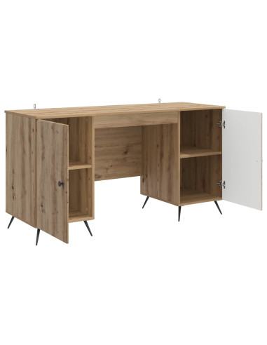 Scrivania con lo scaffale Rovere Artigianale 142,5 x 50 x 75 cm
