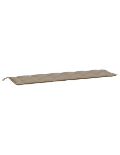 Cuscino per Panca Tortora 200x50x7 cm in Tessuto Oxford 2