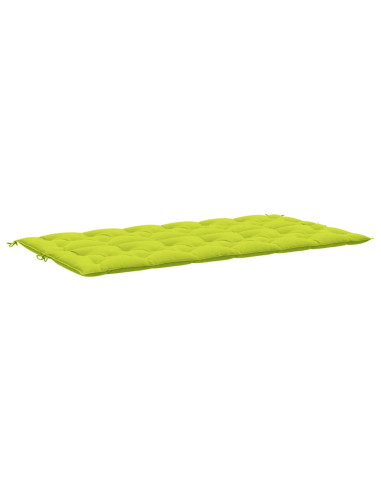 Cuscini per Panca 2 pz Verde Intenso 200x50x7 cm Tessuto Oxford
