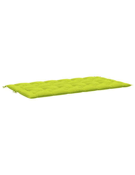 Cuscini per Panca 2 pz Verde Intenso 200x50x7 cm Tessuto Oxford
