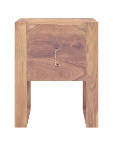 Comodino 40x30x50 cm in Legno Massello di Teak
