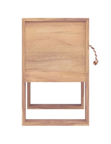 Comodino 40x30x50 cm in Legno Massello di Teak