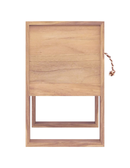 Comodino 40x30x50 cm in Legno Massello di Teak
