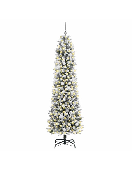 Albero di Natale artificiale con 300 LED Bianco 240 cm