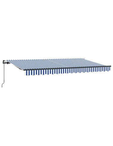 Tenda Retrattile Blu 400 x 200 cm Tessuto