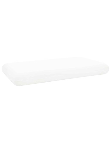 Cuscino da Letto Tinta unita Bianco 74 x 39 x 13 cm