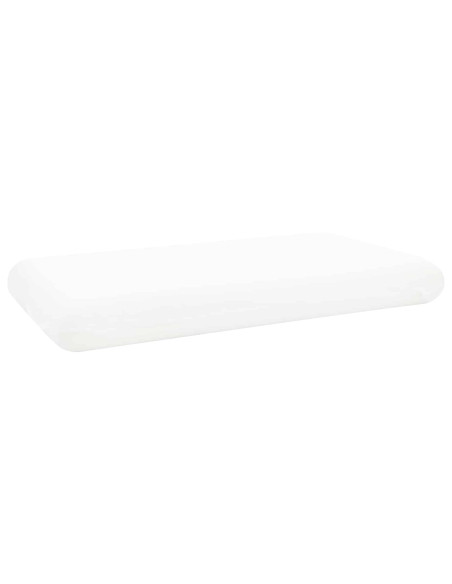 Cuscino da Letto Tinta unita Bianco 74 x 39 x 13 cm