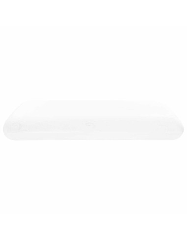 Cuscino da Letto Tinta unita Bianco 74 x 39 x 13 cm