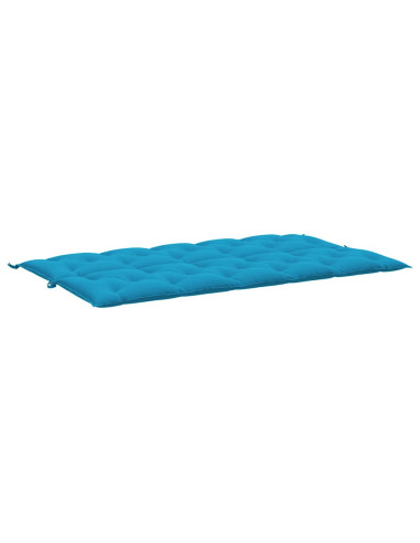 Cuscini per Panca 2 pz Azzurri 180x50x7 cm in Tessuto Oxford