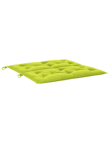 Cuscini per Panca 2 pz Verde Intenso 100x50x7 cm Tessuto Oxford