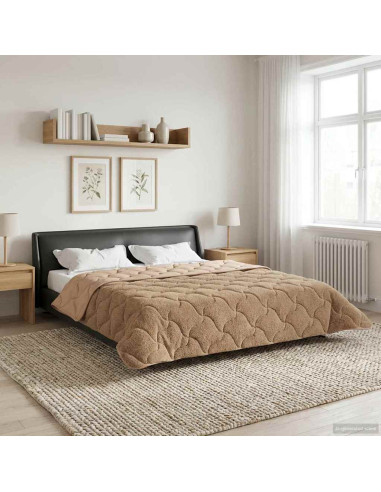 Duvet Estivo Talpa 200 x 200 cm Microfibra e Fleece Teddy