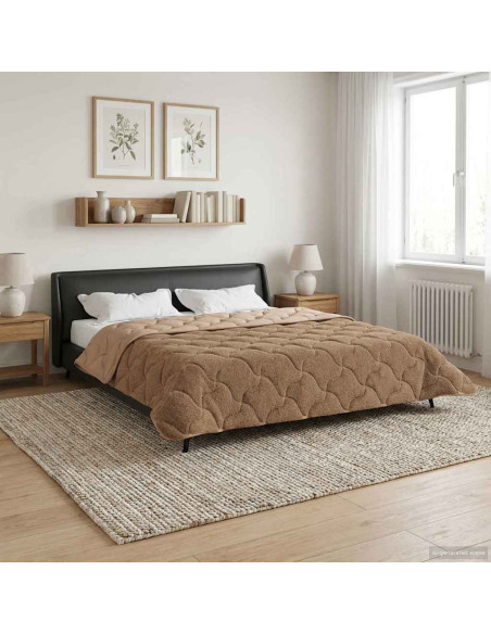 Duvet Estivo Talpa 220 x 240 cm Microfibra e Fleece Teddy