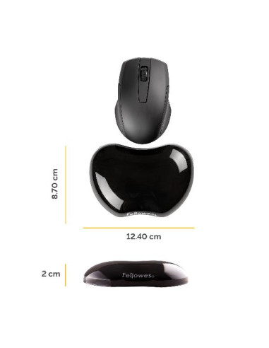 SUPPORTO POLSO CRYSTALS GEL NERO