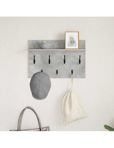 Appendiabiti a muro Grigio cemento 60 x 40 x 12 cm