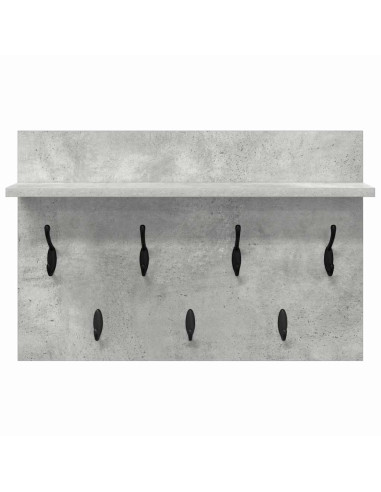 Appendiabiti a muro Grigio cemento 60 x 40 x 12 cm