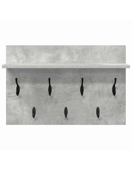 Appendiabiti a muro Grigio cemento 60 x 40 x 12 cm