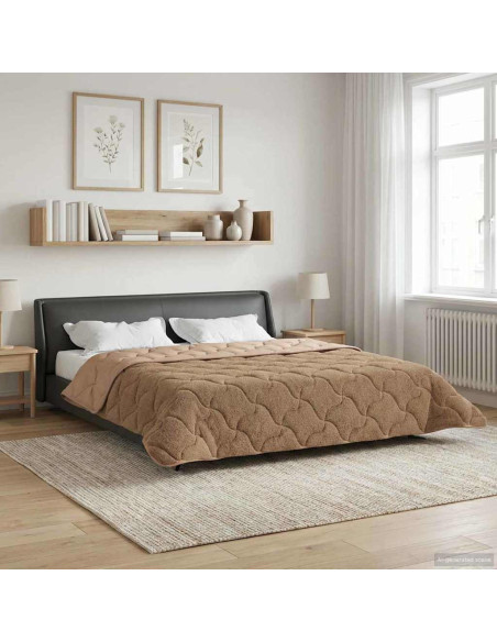 Duvet Invernale Talpa 200 x 200 cm Microfibra e Fleece Teddy