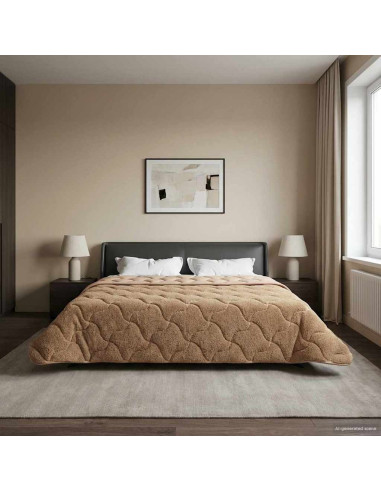 Duvet Invernale Talpa 220 x 240 cm Microfibra e Fleece Teddy