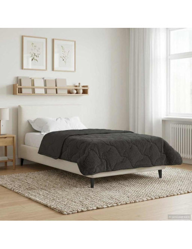 Duvet Invernale Trapuntato Antracite 140 x 220 cm
