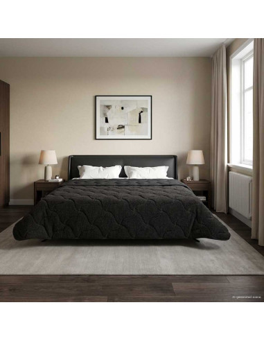 Duvet Invernale Trapuntato Antracite 200 x 220 cm