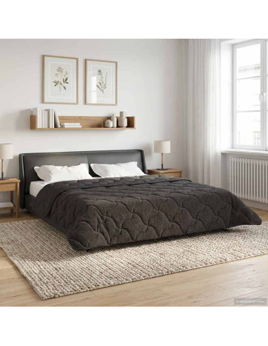 Duvet Invernale Trapuntato Antracite 220 x 240 cm