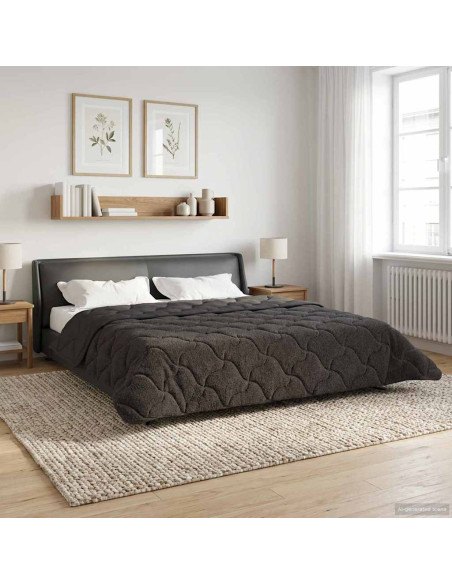 Duvet Invernale Trapuntato Antracite 220 x 240 cm