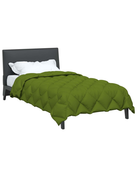 Duvet Invernale Verde 155 x 220 cm Microfibra