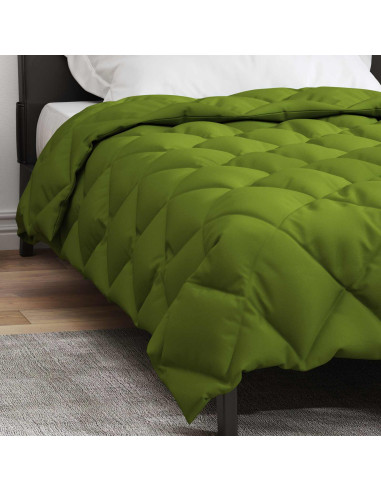 Duvet Invernale Verde 155 x 220 cm Microfibra