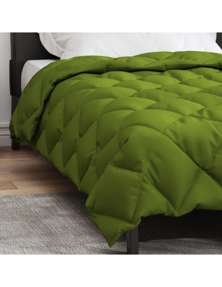 Duvet Invernale Verde 155 x 220 cm Microfibra