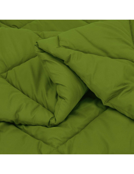 Duvet Invernale Verde 155 x 220 cm Microfibra
