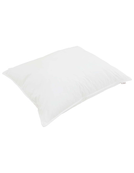 Duvet per Tutte le Stagioni con cuscino 2 pcs Bianco Microfibra